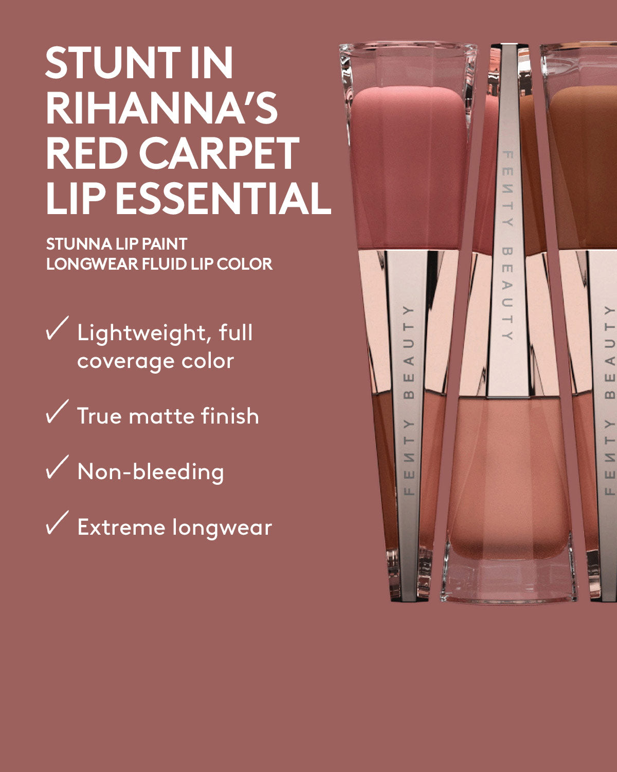Stunna Lip Paint Longwear Fluid Lip Color ¡ª Uncuffed