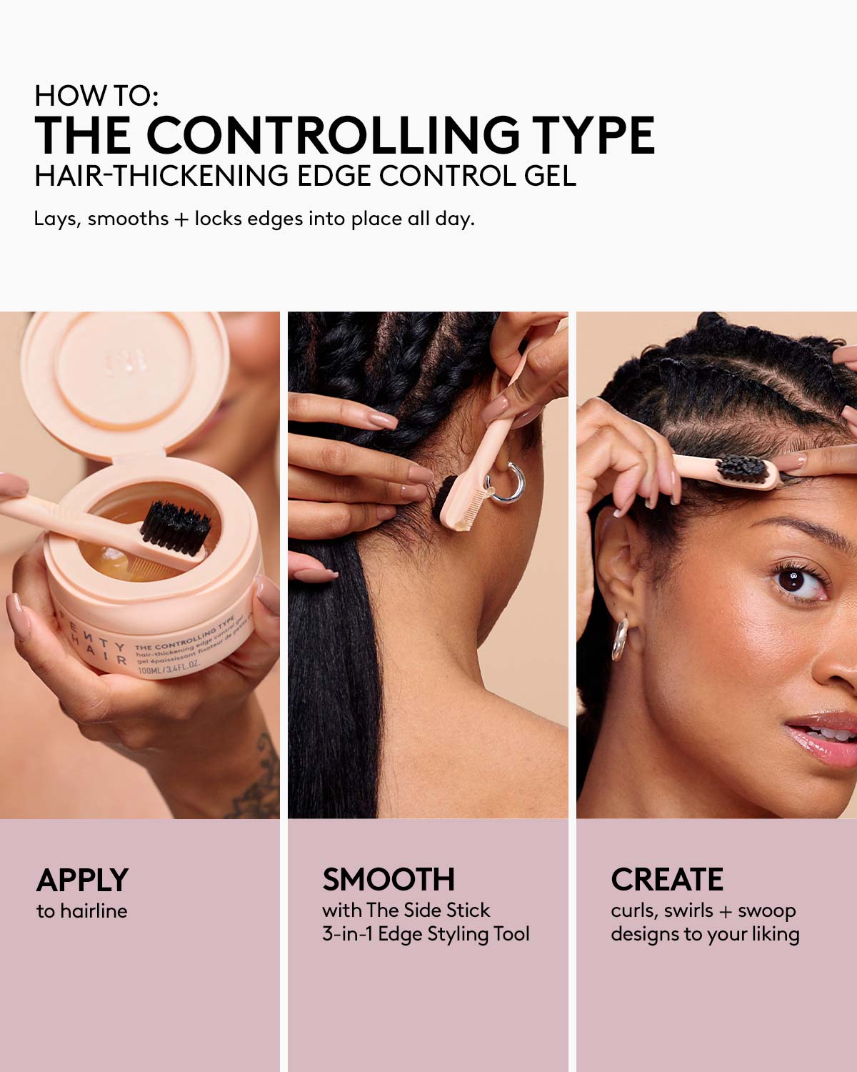 The Controlling Type Hair-Thickening Edge Control Gel