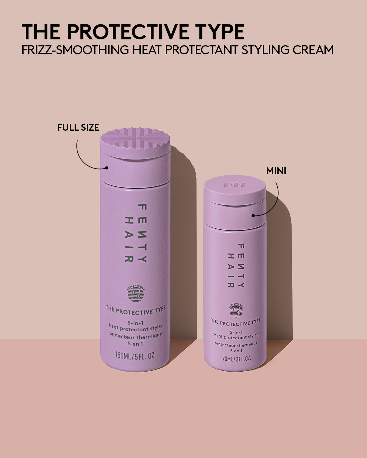 The Protective Type Frizz-Smoothing Heat Protectant Styling Cream