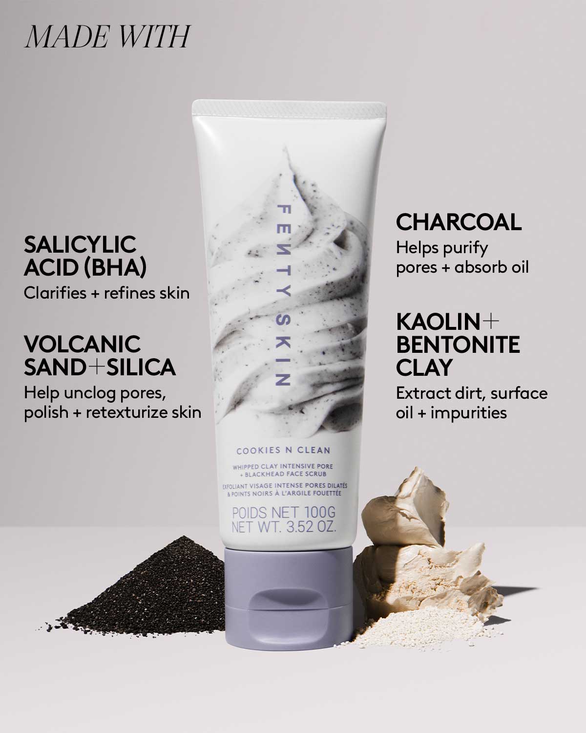 Cookies N Clean Whipped Clay Intensive Pore + Blackhead Face Scrub